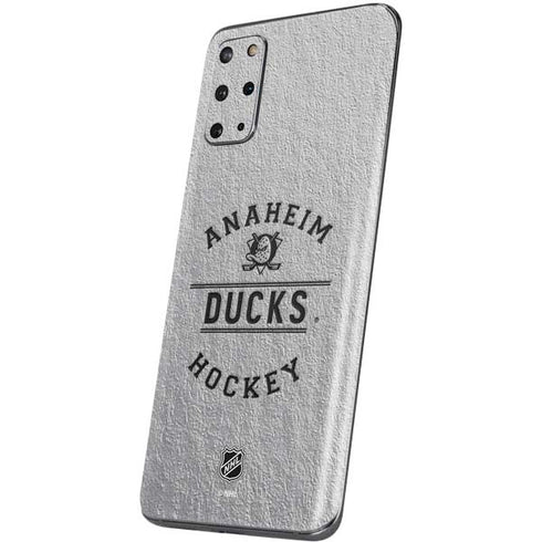 NHL Anaheim Ducks Black Text Galaxy S20 Plus Skin